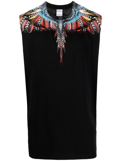 Tank top Grizzly Wings in jersey di cotone MARCELO BURLON COUNTY OF MILAN | CMACO24S23JER001/1025